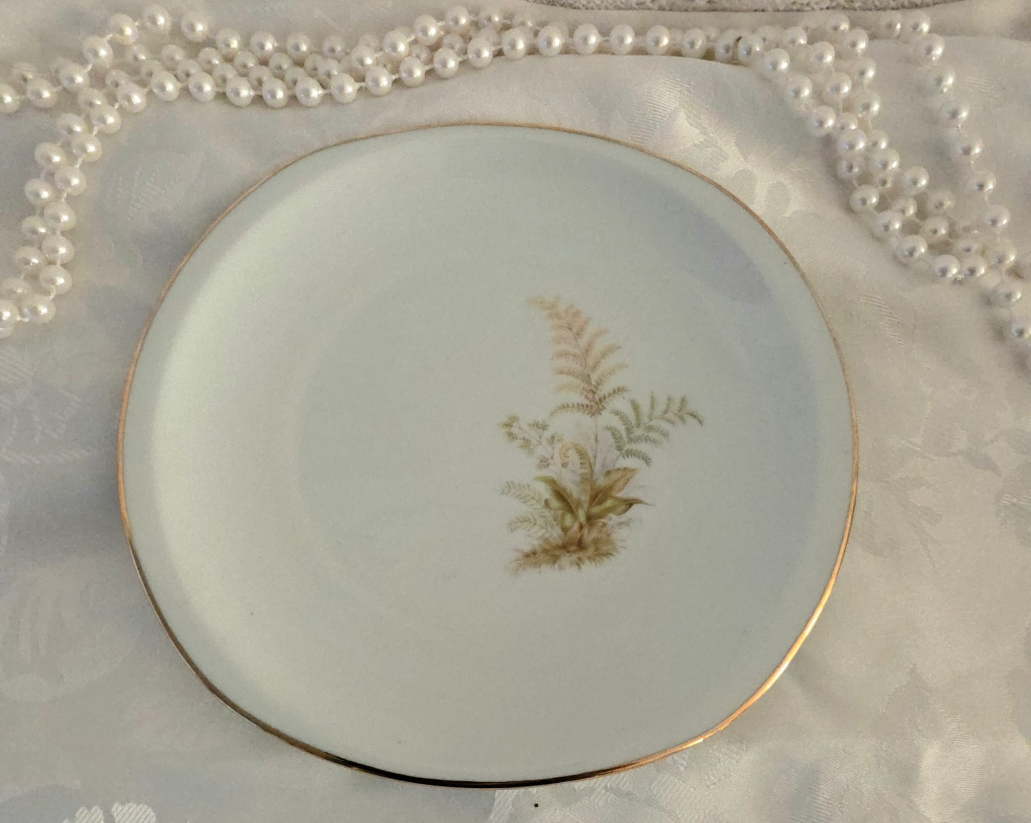 Assiette dessert porcelaine Limoges